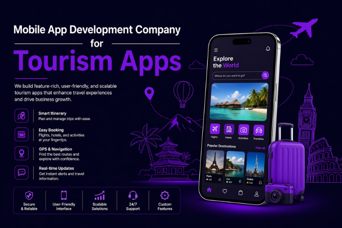 Mobile app development company for tourism