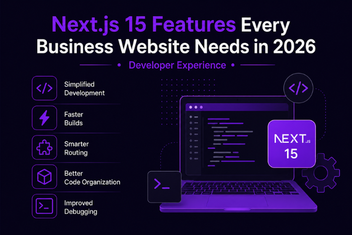Next.js 15 features every business website needs in 2026