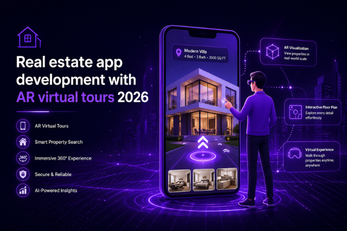 Real estate app development with AR virtual tours 2026
