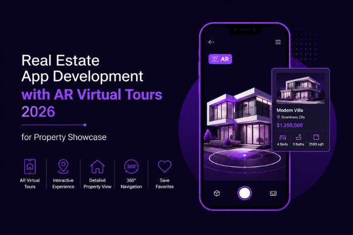 Real estate app development with AR virtual tours 2026