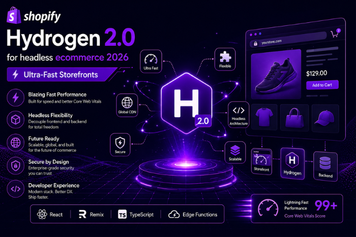 Shopify Hydrogen 2.0 for headless ecommerce 2026