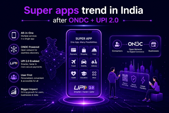 Super apps trend in India after ONDC + UPI 2.0