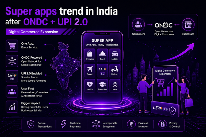 Super apps trend in India after ONDC + UPI 2.0