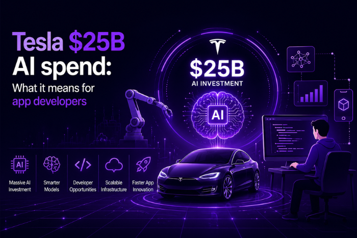 Tesla $25B AI spend: What it means for app developers