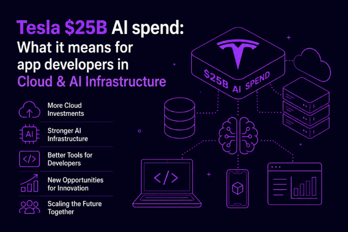 Tesla $25B AI spend: What it means for app developers