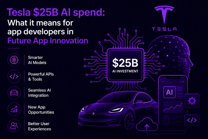 Tesla $25B AI spend: What it means for app developers