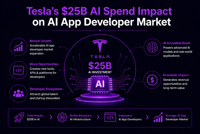 Tesla’s $25B AI spend means more demand for AI app developers