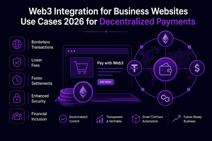 Web3 integration for business websites: Use cases 2026