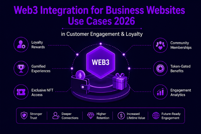 Web3 integration for business websites: Use cases 2026