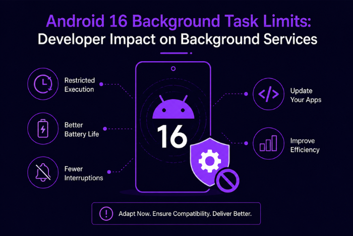 Android 16 background task limits: Developer impact