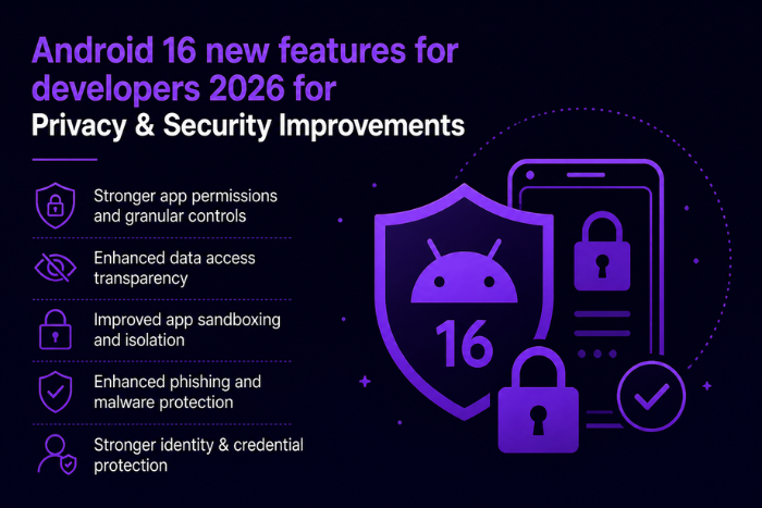 Android 16 new features for developers 2026