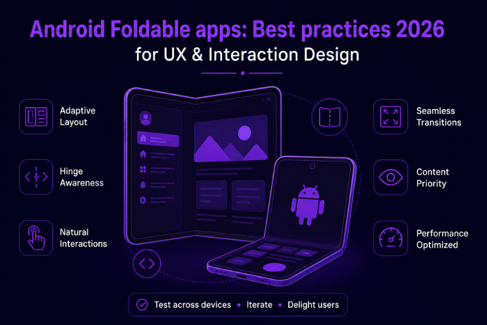 Android Foldable apps: Best practices 2026