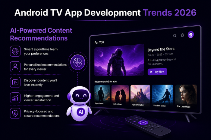 Android TV app development trends 2026