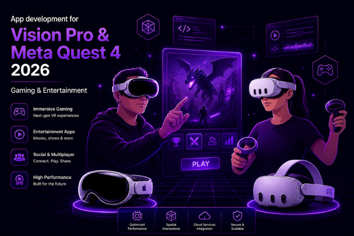 App development for Vision Pro & Meta Quest 4 2026