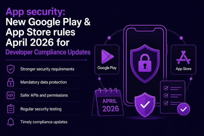 App security: New Google Play & App Store rules April 2026