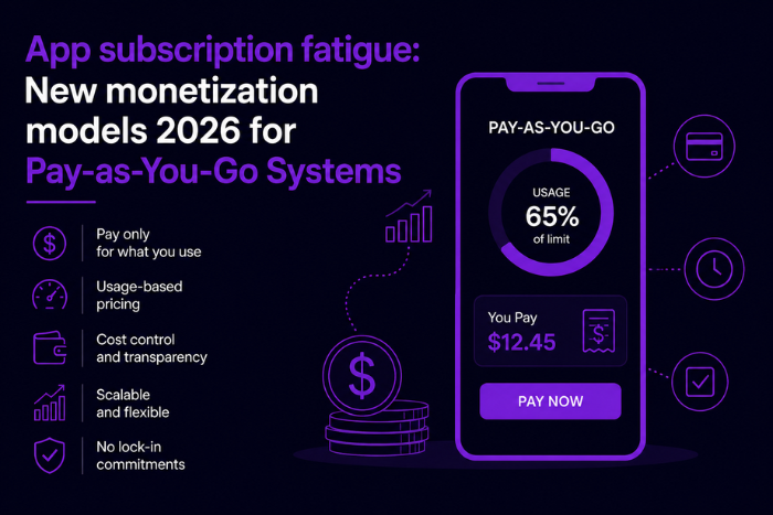 App subscription fatigue: New monetization models 2026