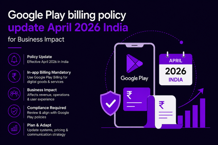 Google Play billing policy update April 2026 India