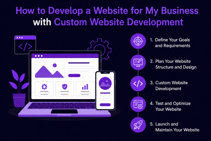 How to develop a website for my business?