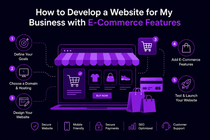 How to develop a website for my business?