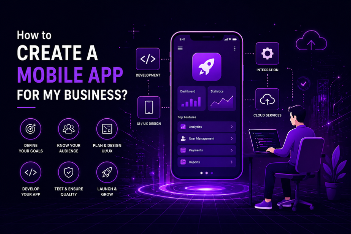 How to create a mobile app for my business?