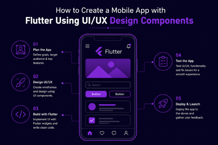 How to create a mobile app with Flutter?
