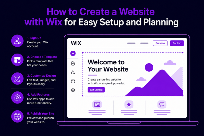 How to create a website with Wix?