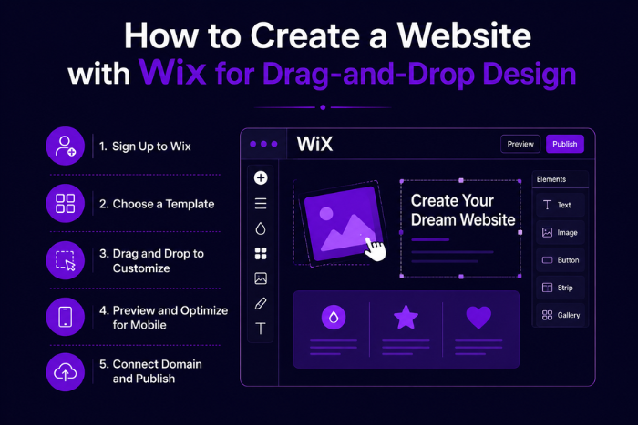 How to create a website with Wix?