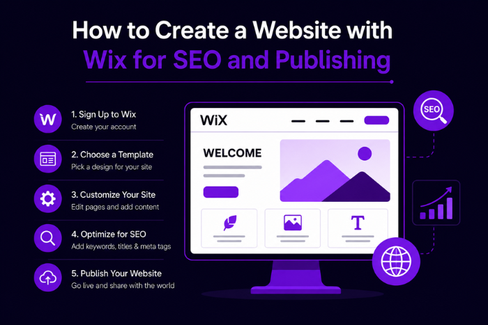How to create a website with Wix?