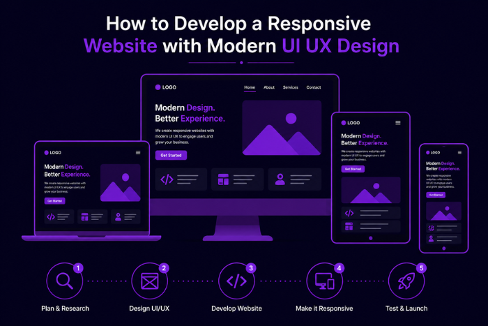 How to develop a responsive website?