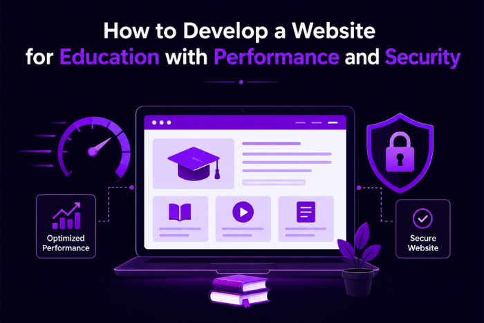 How to develop a website for education?