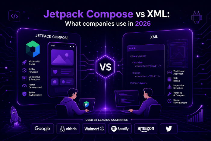 Jetpack Compose vs XML: What companies use in 2026