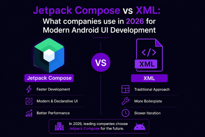 Jetpack Compose vs XML: What companies use in 2026