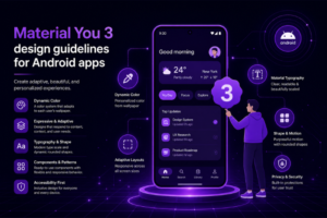 Material You 3 design guidelines for Android apps