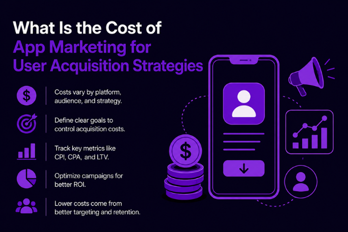 What is the cost of app marketing?