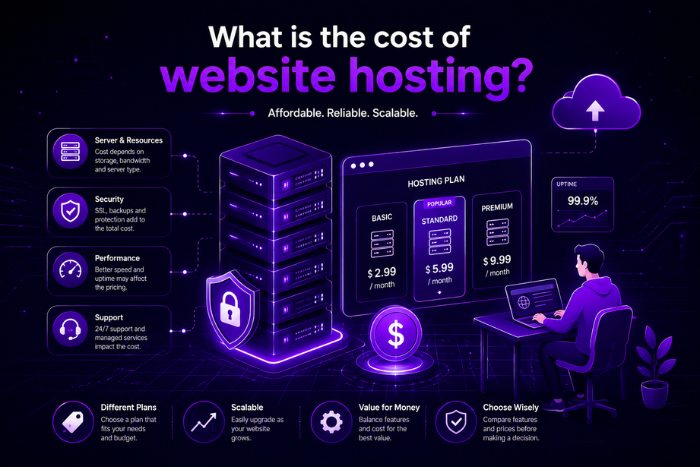 What is the cost of website hosting?