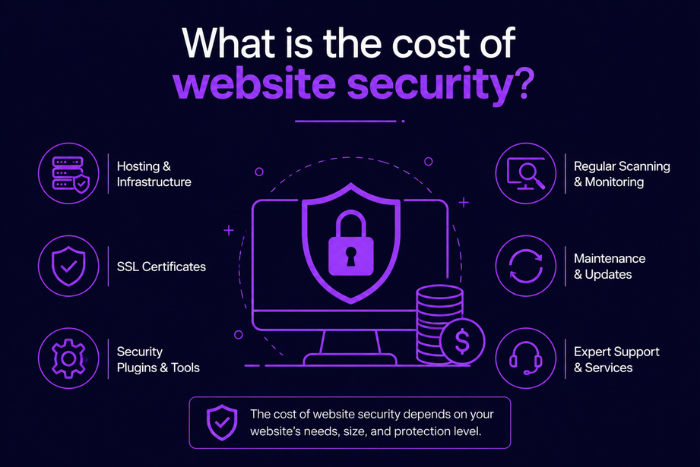 What is the cost of website security?