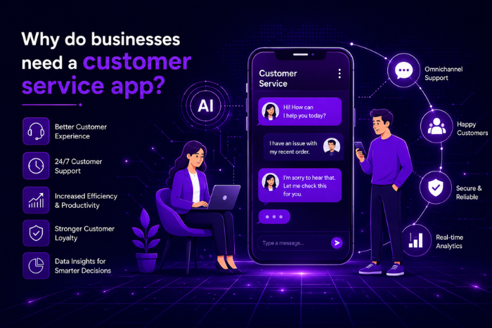 Why do businesses need a customer service app?