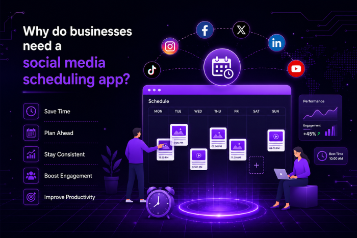 Why do businesses need a social media scheduling app?