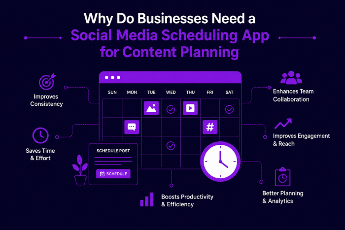 Why do businesses need a social media scheduling app?