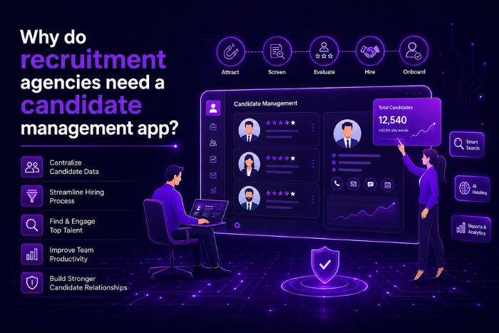 Why do recruitment agencies need a candidate management app?