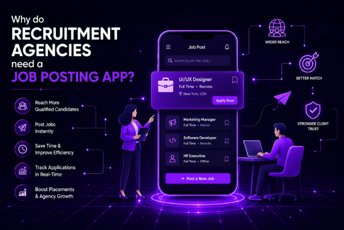 Why do recruitment agencies need a job posting app?