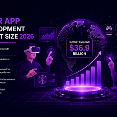 AR/VR app development market size 2026