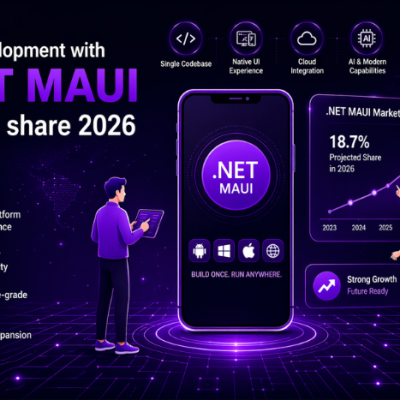 App development with .NET MAUI market share 2026