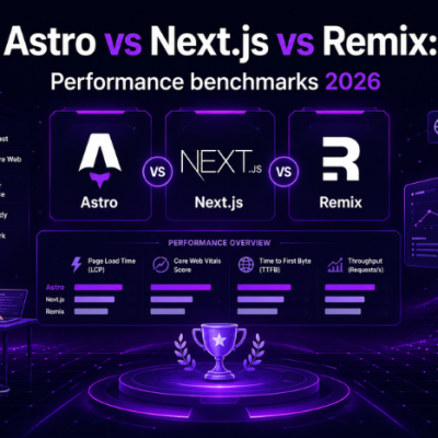 Astro vs Next.js vs Remix: Performance benchmarks 2026