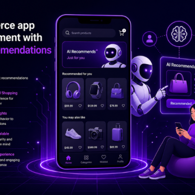 Ecommerce app development with AI recommendations