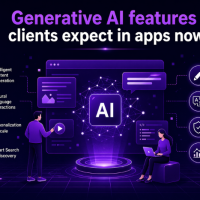 Generative AI features clients expect in apps now