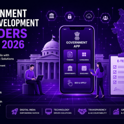 Government app development tenders India 2026