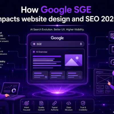 How Google SGE impacts website design and SEO 2026