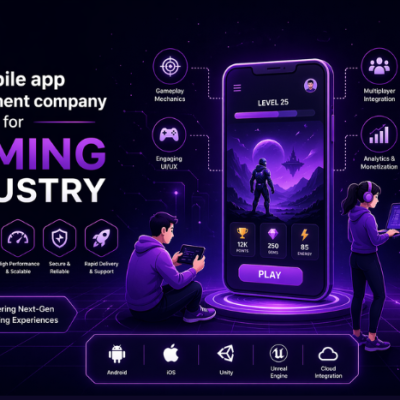Mobile app development company for gaming industry