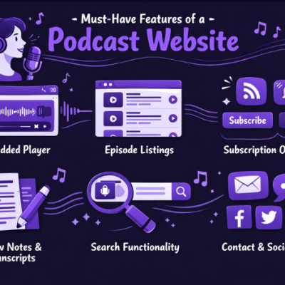 Must-Have Features of a Podcast Website